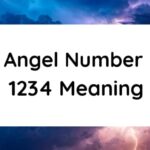 Angel Number 1234 Meaning
